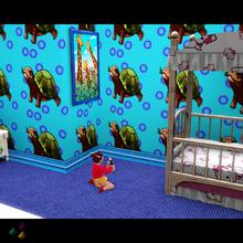 Sims 3 — Jungle 09 by Flovv — Pattern made from Vuduberi's pictures. Kids will sure like it in their rooms or on their