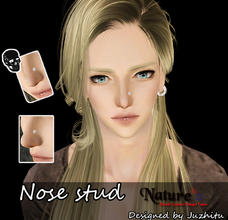 Sims 3 — Nose Stud-juzhitu by juzhitu — can be used by both man and woman be founded in the ring area,please pay