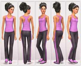 Sims 3 — A Variable Pants For Teens by sosliliom — I always try to create textures and creations like that at what