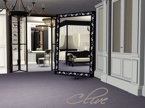 Sims 3 — Clive Bedroom by ShinoKCR — another Set for the Clive Christian Serie Includes 3 Parts Decodresser, Shoeshelf,