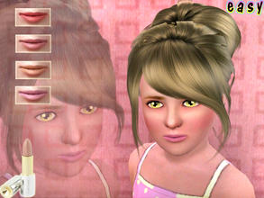Sims 3 — Lipstick 04 for children by easysims — Hope that everybody likes it(*^__^*) 