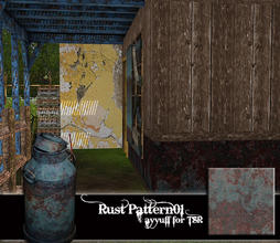 Sims 3 — Rust Pattern01 by ayyuff — 