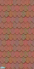 Sims 2 — Fish scale Shingles Mossy by katalina — Mossy fish scale shingles. Would look great on a cottage or witches