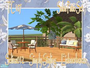 Sims 2 — TC107 Salsa Patio Recolour by selina012 — Made for the texture challenge 107. Meshes by Simply Styling and