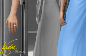 Sims 3 — Tiffany Diamond Ring by KadriWright — I was digging in my quite sizable jewelry box and found this ring. Thought