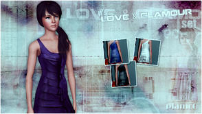 Sims 3 — Love & Glamour: Item #1 by plamc0 — My very first sims 3 project. The set includes two everyday/formal
