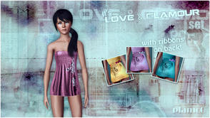 Sims 3 — Love & Glamour: Item #2 by plamc0 — My very first sims 3 project. The set includes two everyday/formal