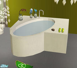 Sims 2 — Teardrops - bathtub by steffor — 