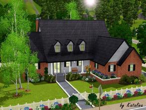 Sims 3 — The Cape Cod *No CC* Base Game by katalina — Introducing another lovely *NO CC* home in Cape Cod style. This