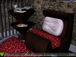 Sims 3 — Bookworm's corner set by katelys — A collection of 6 new objects. Hope you enjoy!