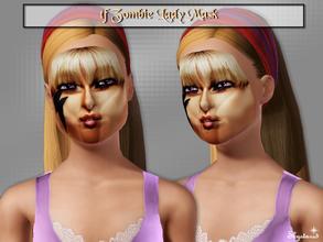Sims 3 — Skys5_tf Zombie Lady Mask by skystars5 — 