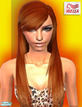 Sims 2 — Wella Shockwave - Red by elmazzz — Ultimate Shine SHOCKWAVE your hair with Massive Shine On. Comes in 4