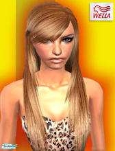 Sims 2 — Wella Shockwave - Light Blonde by elmazzz — Ultimate Shine SHOCKWAVE your hair with Massive Shine On. Comes in 4