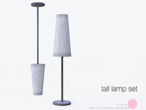 Sims 3 — Tall Lamp Set by DOT — Tall Lamp Set 2 meshes Table Floor Lamps by DOT of The Sims Resource