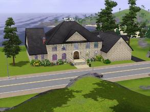 Sims 3 — Warm Hearth by spladoum — A classically-styled colonial for Sims who like their house more than they like the