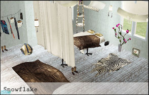 Sims 2 — Snowflake by steffor — a winter inspired bedroom