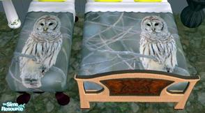 Sims 2 — Owl Bedding 01 Cody B by codybryant49 — Here is my first bedding recolor for your sims to enjoy, I call this art
