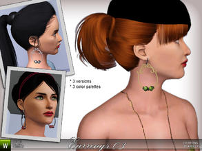 Sims 3 — Earrings 03 by katelys — New earrings for teen-elder females. Hope you enjoy:)