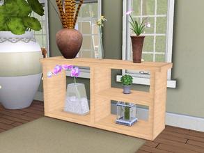 Sims 3 — Coffee Table by lilliebou — One part recolorable, two variations included, six slots
