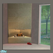 Sims 2 — Standing In The Corner Art Deco by DOT — Standing In The Corner ArtDeco. Matching \'Touch Of Teak\' in-game bed.