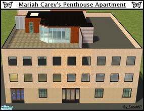 Sims 2 —  by sarah57 — Mariah Carey\'s Tribeca triplex penthouse apartment (inspired by mtv cribs). 40X50 lot Includes: 3