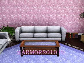 Sims 3 — Marmor201010 by matomibotaki — Pattern in dark brown, pink and light yellow, 3 channel, to find under