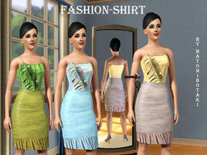 Sims 3 — FashionShirt by matomibotaki — A lovely shirt for you sims femals from young adult to elder. Enjoy