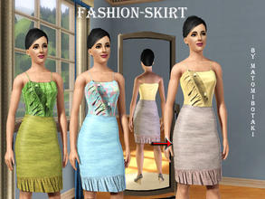 Sims 3 — FashionSkirt by matomibotaki — A lovely skirt for you sims femals from young adult to elder. Enjoy