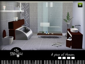 Sims 3 — A Piece Of Heaven Bathroom by SIMcredible! — by SIMcredibledesigns.com available at TSR