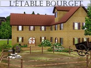 Sims 3 —  by lilliebou — Hi! This community lot is a stable, and here are some details about it: First floor: -Boxed for