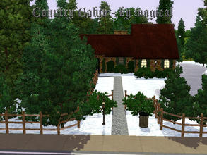 Sims 3 — Country Cabin by Magical Metamorphosis — Okay your sim has had a long hard work week, he/she needs to get away.