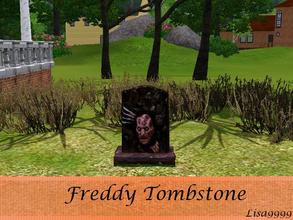 Sims 3 — Freddy Tomb Stone by lisa9999 — Freddy Cruger Tomb stone. Lisa9999 TSRAA