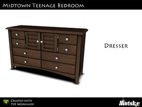 Sims 3 — Midtown Teenage Dresser by Mutske — Made by Mutske@TSR. TSRAA. 