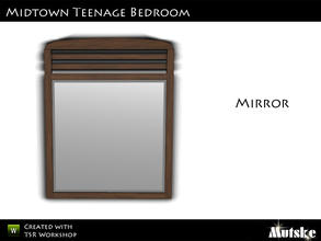 Sims 3 — Midtown Teenage Dressermirror by Mutske — Made by Mutske@TSR. TSRAA.