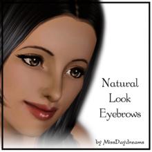 Sims 3 — Natural Look Eyebrows by MissDaydreams — Natural Look Eyebrows are well defined eyebrows for both female and