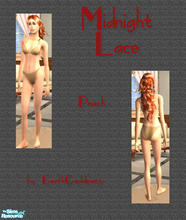 Sims 2 — Midnight Lace - Peach by EarthGoddess54 — Part of the Midnight Lace lingerie set. Enjoy!