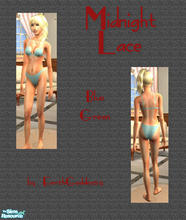 Sims 2 — Midnight Lace -- Blue-Green by EarthGoddess54 — Part of the Midnight Lace lingerie set. Enjoy!
