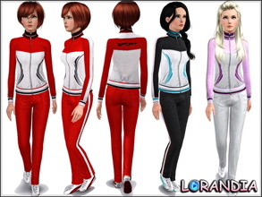 Sims 3 — Sport Set by LorandiaSims3 — Sport set -jacket and pants for your sims 3 females sport and casual wardrobe. 3
