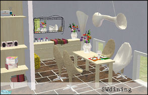 Sims 2 — Swdining by steffor — the matching dining room