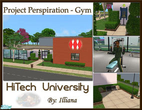 Sims 2 — HiTech Gym - Project Perspiration by Illiana — Project Perspiration stands by its name! Exercise machines are
