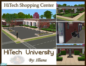 Sims 2 — HiTech Shopping Center by Illiana — Don\'t want to flit from lot to lot to get what you need? We\'ve got you