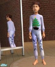 Sims 2 — Happy holiday pyjamas 1 by melaniecox — This is my first clothing entry for the happy holiday competition. Child