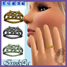 Sims 3 — accessory ring floret by Irishkakic — accessory ring floret