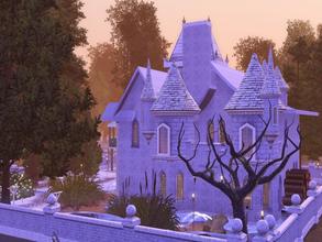 Sims 3 — FP-Rowan by francien — Second snowlot with a castle look a like house..outside cool but inside it's warm and