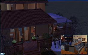 Sims 2 — Meep Cafe & Restaurant + Mini Shop! by missy_ — A cosy Cafe/Restaraunt with a small Mini Shop to display and