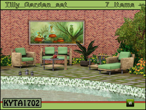 Sims 3 — Tilly garden set by Kyta1702 — Mesh by Kyta1702 @ TSR - more creations @ simline-design.com