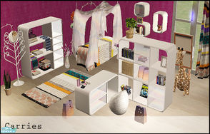 Sims 2 — Carries  by steffor — a bedroom for teens or young adults