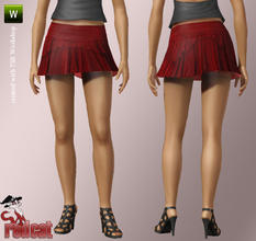 Sims 3 — Storied Skirt by RedCat — Recolorable two channels. Storied Skirt - RedCat