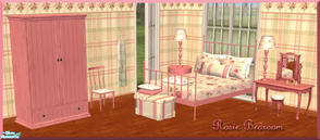 Sims 2 — Rosie Bedroom by billygirl — A pink bedroom for the girly Sims. Needs messhes from Simply Styling (look for it