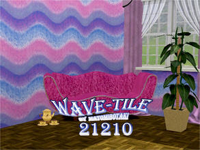 Sims 3 — Wave21210 by matomibotaki — Pattern in pink, blue and light yellow, 3 channel, to find under Geometric.